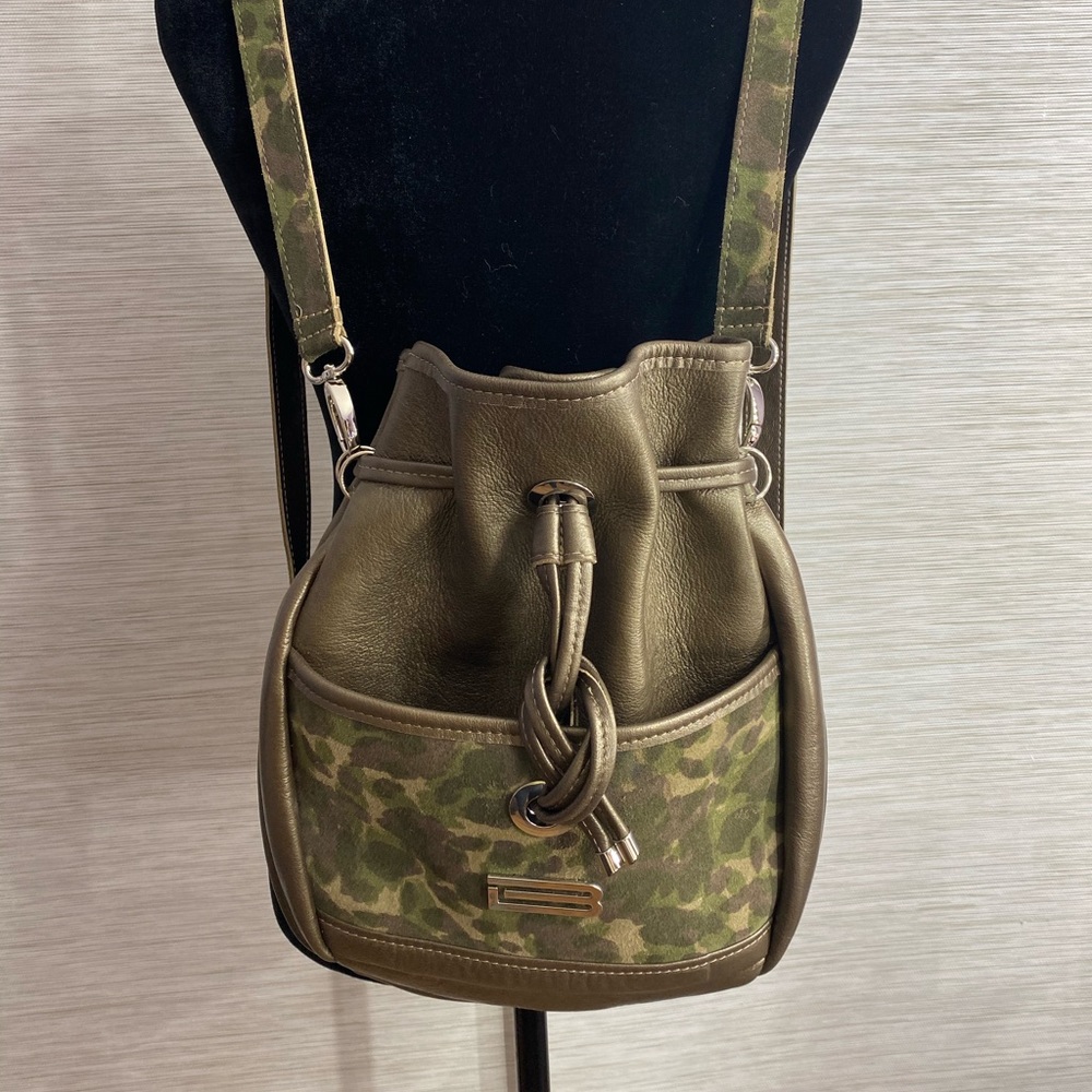 Bswanky leather convertible backpack purse